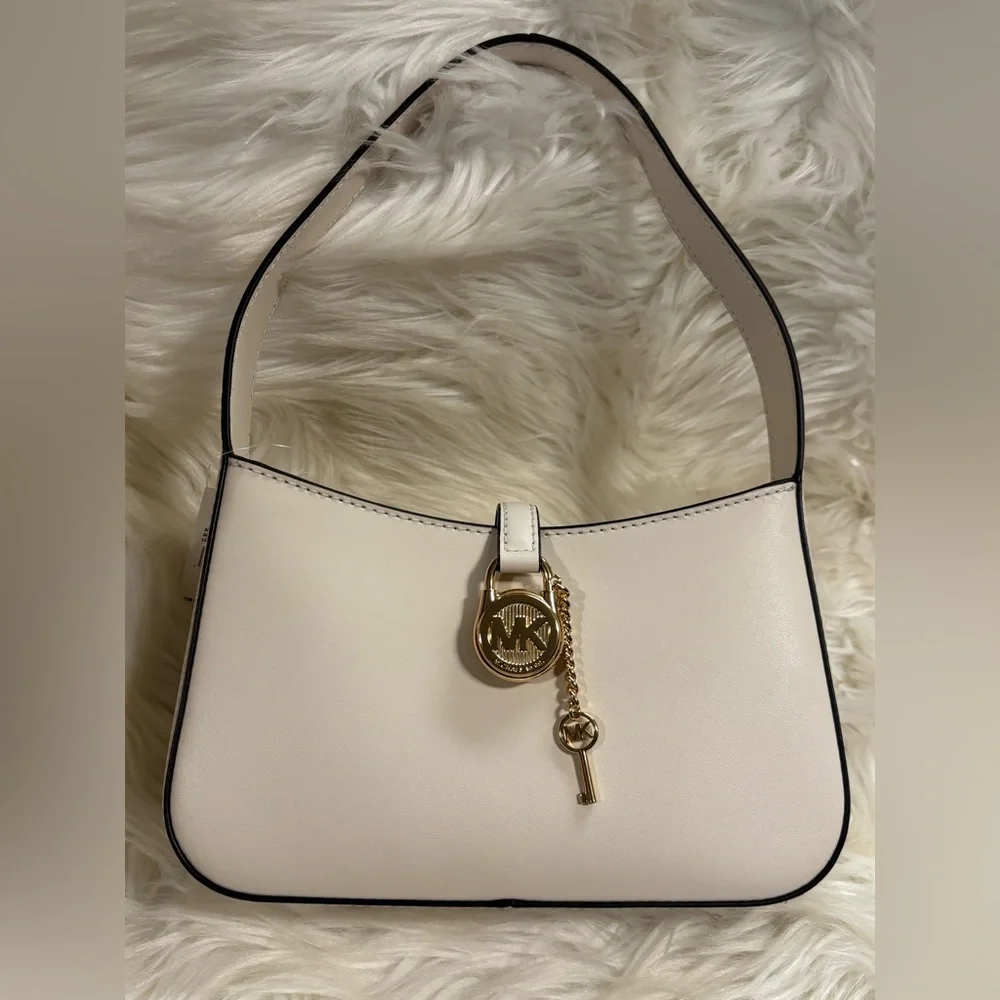 Michael Kors Lyra Small Leather Pochette NWT